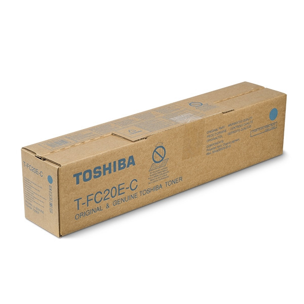 Toshiba T-FC20E-C toner cyaan (origineel) 6AJ00000064 078664 - 1
