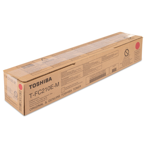 Toshiba T-FC210E-M toner magenta (origineel) 6AJ00000165 078430 - 1