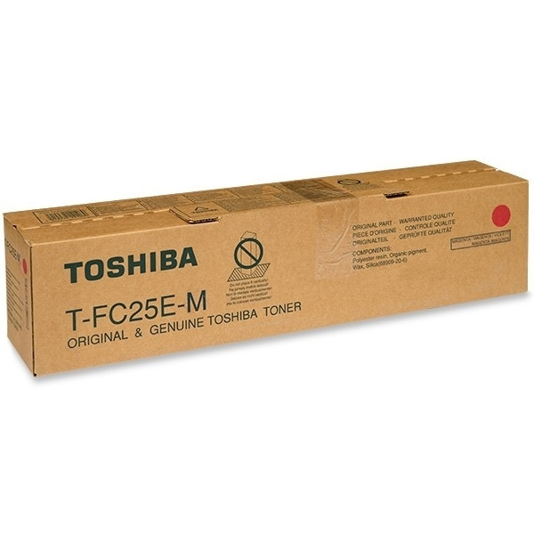 Toshiba T-FC25E-M toner magenta (origineel) 6AJ00000078 901708 - 1