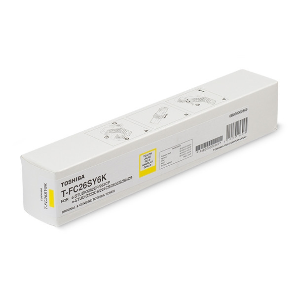Toshiba T-FC26SY6K toner geel hoge capaciteit (origineel) 904498 - 1