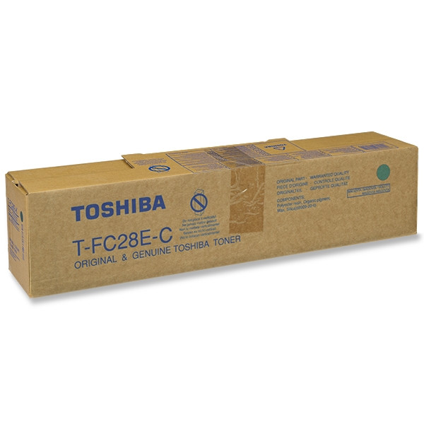 Toshiba T-FC28E-C toner cyaan (origineel) TFC28EC 078642 - 1