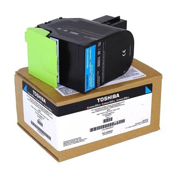 Toshiba T-FC338EC toner cyaan (origineel) 078454 - 1