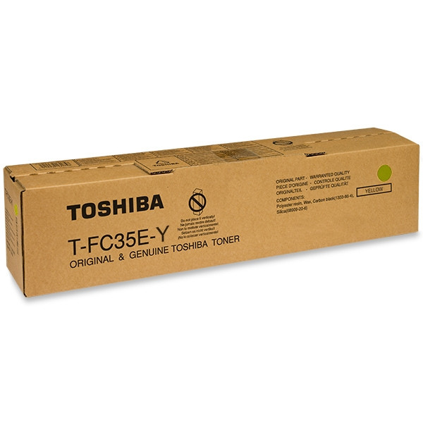 Toshiba T-FC35-Y toner geel (origineel) TFC35Y 078558 - 1