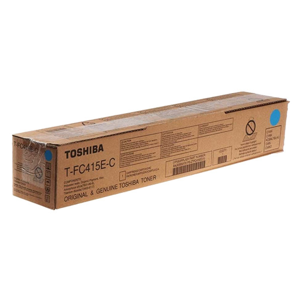 Toshiba T-FC415E-C toner cyaan (origineel) 6AJ00000172 078420 - 1