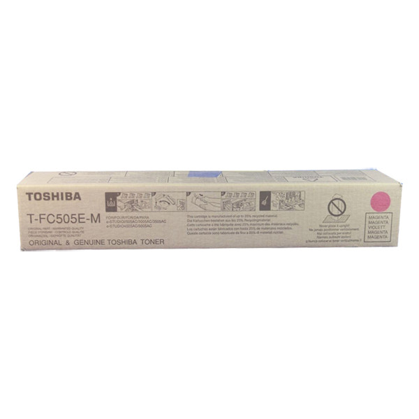 Toshiba T-FC505E-M toner magenta (origineel) 6AJ00000143 904177 - 1