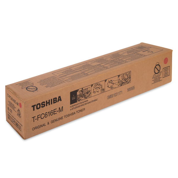 Toshiba T-FC616EM toner magenta (origineel) 6AK00000375 078448 - 1