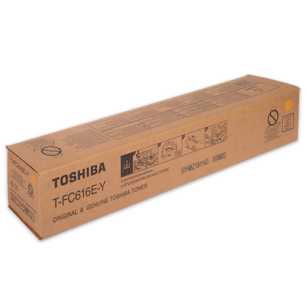 Toshiba T-FC616EY toner geel (origineel) 6AK00000379 078450 - 1
