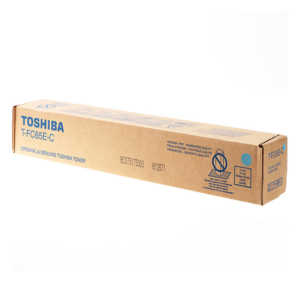 Toshiba T-FC65E-C toner cyaan (origineel) 6AK00000179 078706 - 1