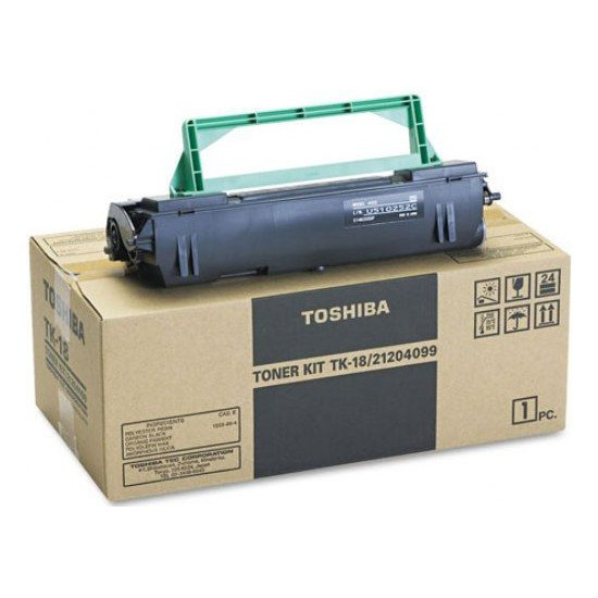 Toshiba TK-18 toner zwart (origineel) 21204099 6A000001590 078572 - 1