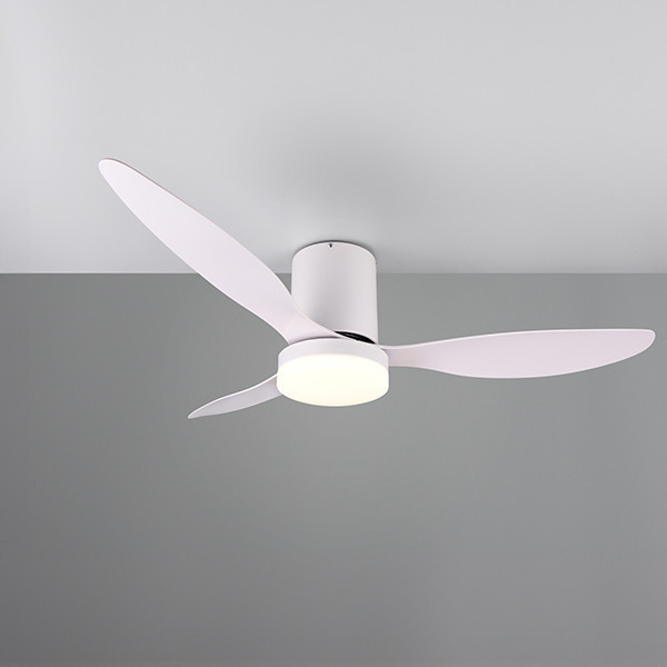 Plafondventilator met LED lamp | Göteborg | Ø 132 cm | 2700-6000K | Wit | 20W | Trio Lighting LTR00720 - 3