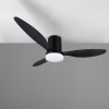 Plafondventilator met LED lamp | Göteborg | Ø 132 cm | 2700-6000K | Zwart | 20W | Trio Lighting LTR00721 - 1