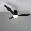 Plafondventilator met LED lamp | Göteborg | Ø 132 cm | 2700-6000K | Zwart | 20W | Trio Lighting LTR00721 - 2