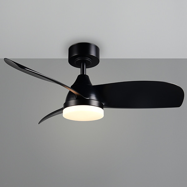Plafondventilator met LED lamp | Helsinki | Ø 90 cm | 2700-6000K | Zwart | 20W | Trio Lighting LTR00719 - 1