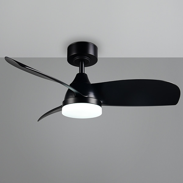 Plafondventilator met LED lamp | Helsinki | Ø 90 cm | 2700-6000K | Zwart | 20W | Trio Lighting LTR00719 - 2