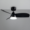 Plafondventilator met LED lamp | Helsinki | Ø 90 cm | 2700-6000K | Zwart | 20W | Trio Lighting LTR00719 - 2