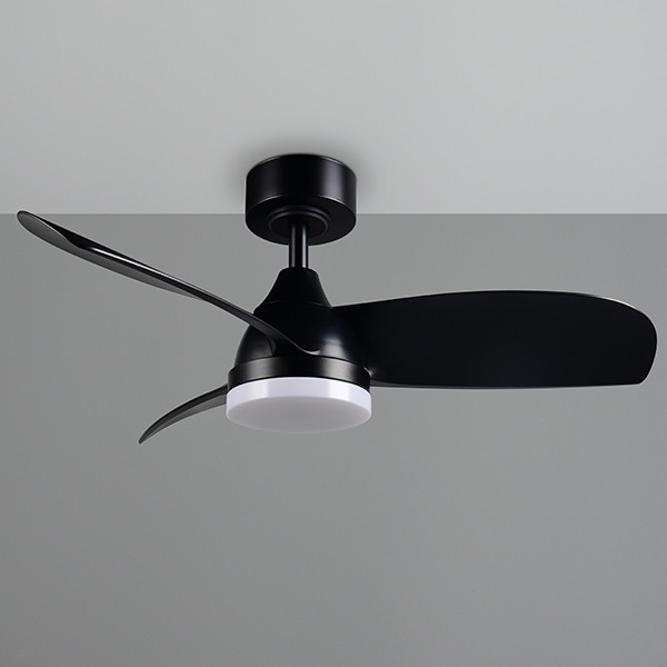 Plafondventilator met LED lamp | Helsinki | Ø 90 cm | 2700-6000K | Zwart | 20W | Trio Lighting LTR00719 - 3