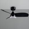Plafondventilator met LED lamp | Helsinki | Ø 90 cm | 2700-6000K | Zwart | 20W | Trio Lighting LTR00719 - 3