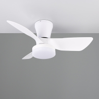 Plafondventilator met LED lamp | Randers | Ø 76 cm | 2700-6000K | Wit | 20W | Trio Lighting LTR00716