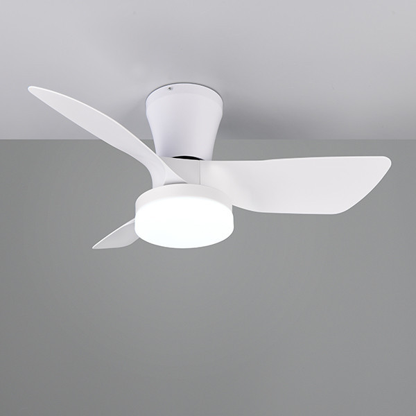 Plafondventilator met LED lamp | Randers | Ø 76 cm | 2700-6000K | Wit | 20W | Trio Lighting LTR00716 - 2