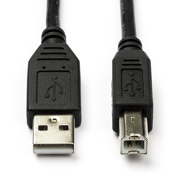 USB printerkabel zwart lengte 1 meter CCGL60100BK10 N010204000 - 1