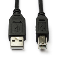 USB printerkabel zwart lengte 1 meter CCGL60100BK10 N010204000