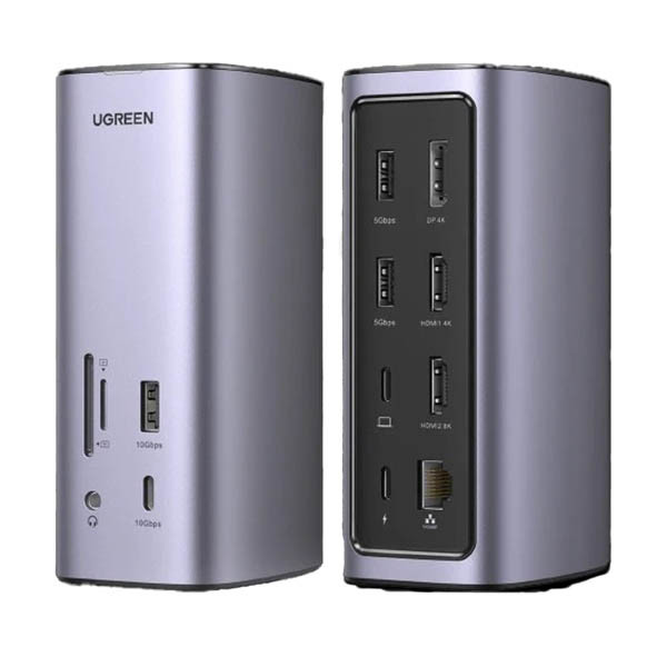 Ugreen USB-C docking station CM555 Thunderbolt (12 in 1) 828637 - 1