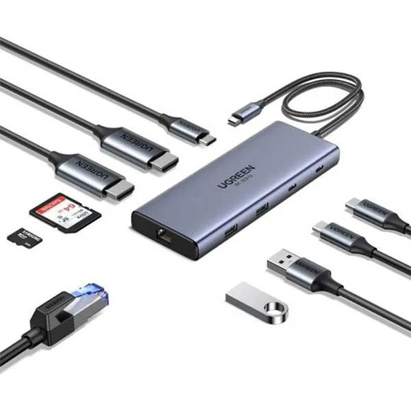 Ugreen USB-C docking station CM639 HDMI (8 in 1) 828634 - 1