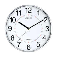 Unilux Aria wandklok grijs met witte wijzerplaat (Ø 28,5 cm) 400094280 237799
