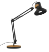 Unilux Baya led-bureaulamp zwart/bamboe 400140800 237829 - 1