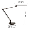 Unilux Mamboled led-bureaulamp zwart 400033683 237820 - 2