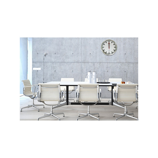 Unilux Station radiogestuurde wandklok metallic grijs 237850 - 2