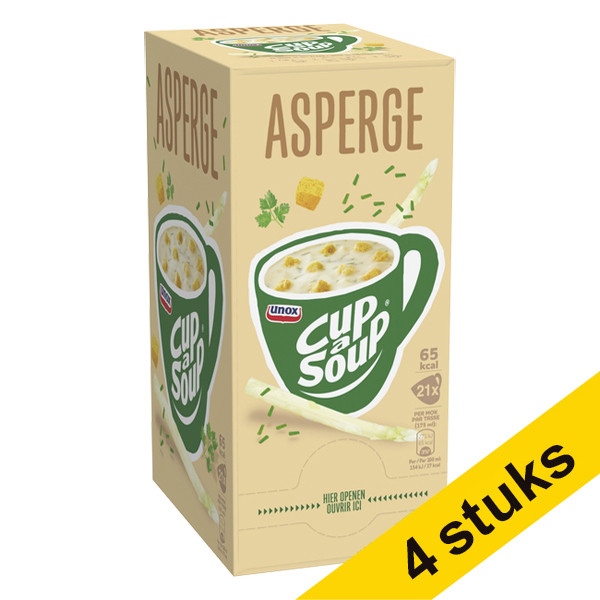 Unox Aanbieding: 4x Cup-a-Soup Asperge 175 ml (21 stuks)  423055 - 1