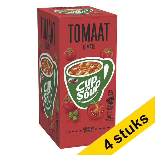 Unox Aanbieding: 4x Cup-a-Soup Tomaat 175 ml (21 stuks)  423044 - 1