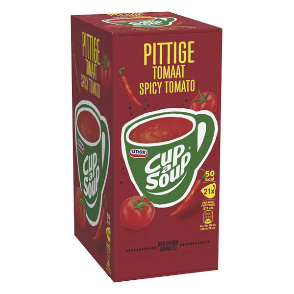 Unox Cup-a-Soup Pittige Tomaat 175 ml (21 stuks)  420025 - 1