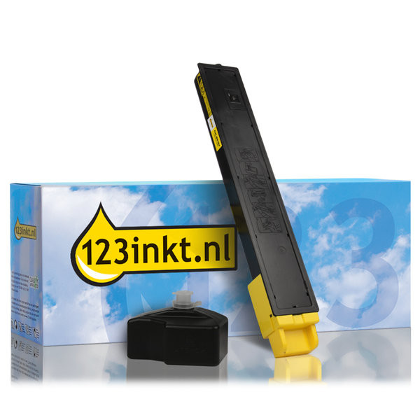 Utax CK-8510Y (662511016) toner geel (123inkt huismerk) 662511016C 079971 - 1