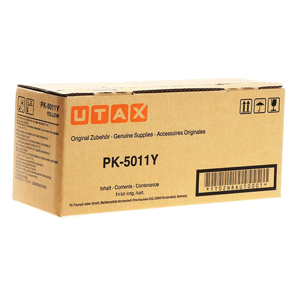 Utax PK-5011Y (1T02NRAUT0) toner geel (origineel) 1T02NRAUT0 090442 - 1