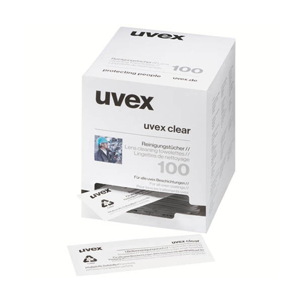 Uvex dispenser reinigingsdoekjes voor veiligheidsbrillen (100 stuks) 72582400 SUV00063 - 1