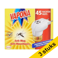 Aanbieding: 3x Vapona anti-muggen stekker