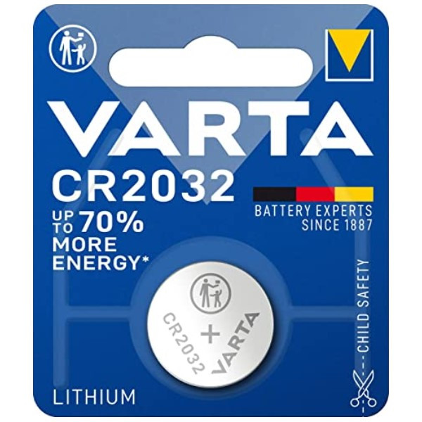 Varta CR2032 / DL2032 / 2032 Lithium knoopcel batterij 1 stuk 6032112401 AVA00260 - 1