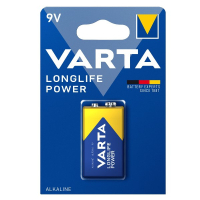 Varta Longlife Power 9V / 6LR61 / E-Block Alkaline Batterij 1 stuk AVA00168