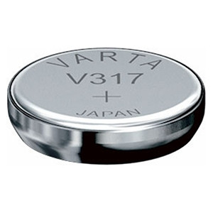Varta V317 (SR516SW) zilveroxide knoopcel batterij 1 stuk V317 AVA00003 - 1