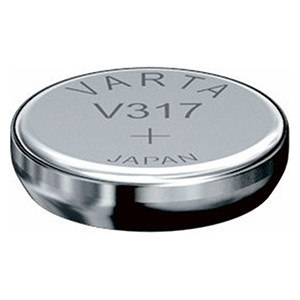 Varta V317 (SR516SW) zilveroxide knoopcel batterij 1 stuk Varta 123inkt.nl