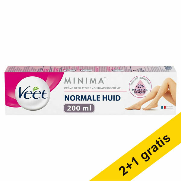 Aanbieding: 3x Veet ontharingscrème normale huid (200 ml) SVE01048 - 1