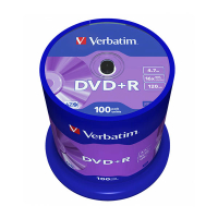 Verbatim DVD+R 100 stuks op spindel 090159