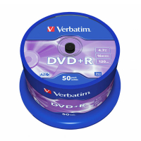 Verbatim DVD+R 50 stuks op spindel 833199