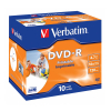 Verbatim DVD-R printable 10 stuks in jewel case 090160 - 1