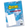Visitekaartjes (inhoud 25 vel = 250 kaartjes)  060700