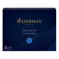 Waterman Allure inktpatronen lang blauw (8 stuks) S0110860 234792