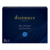 Waterman Allure inktpatronen lang blauw (8 stuks)