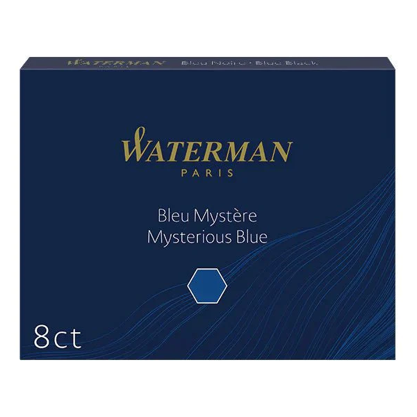 Waterman Allure inktpatronen mysterieus blauw (8 stuks) S0110910 234791 - 1